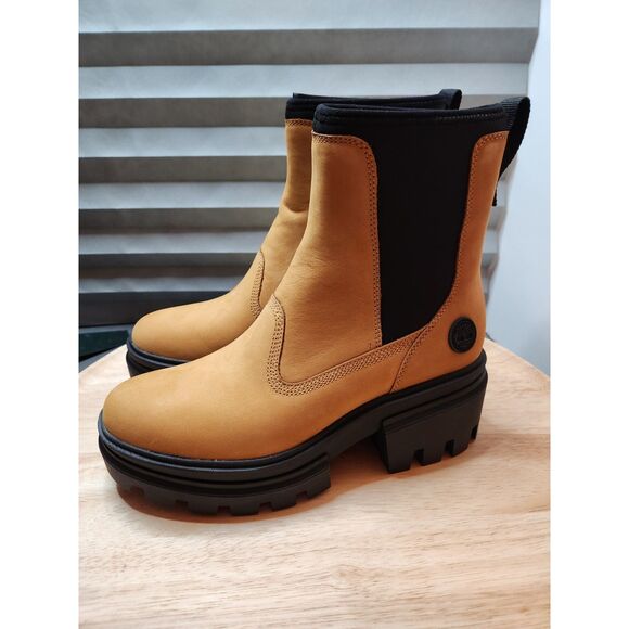 Timberland Everleigh Chelsea Boots | Women's size 8.5 | Wheat Nubuck - Picture 13 of 16